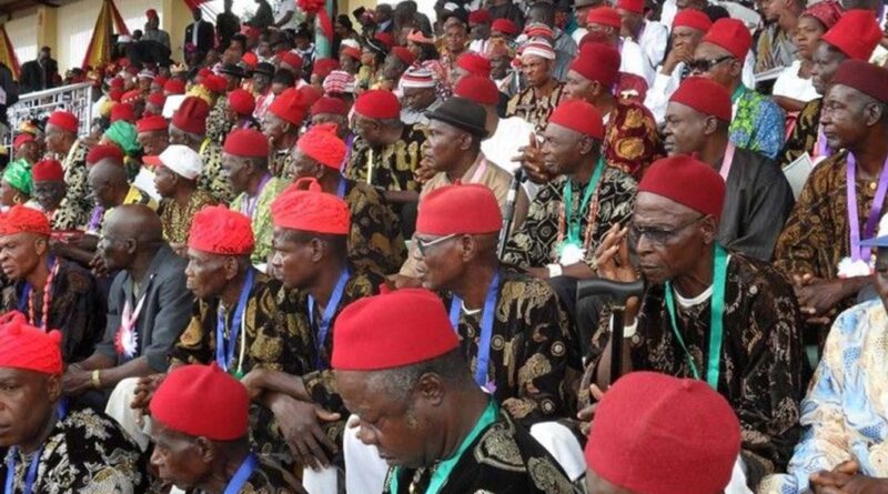 Ohanaeze Ndigbo leaders addressing alleged child torture case in Rivers State
