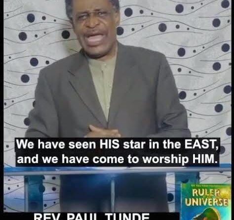 Reverend Paul Tioluwani (Lesekese) delivering a sermon about faith and miracles